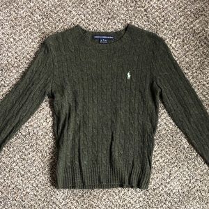 Ralph Lauren Sport Wool Sweater: Hunter Green